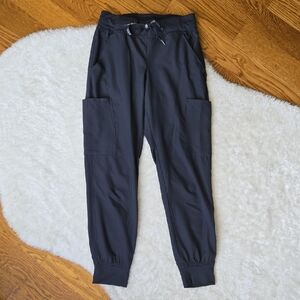 Med Couture Grey Jogger Scrub Pants, Womens Extra Small